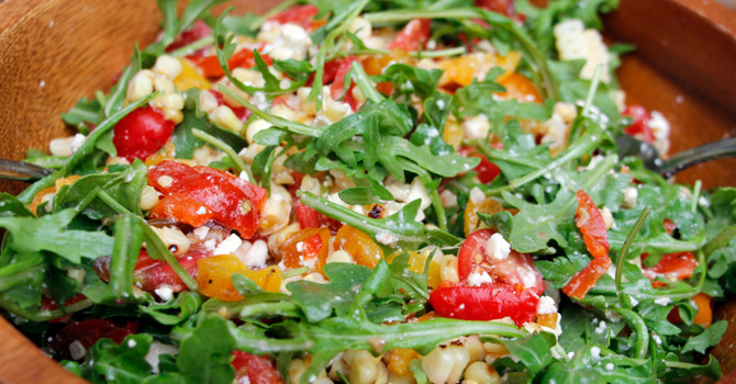 Cherry Tomato & Roasted Corn Salad