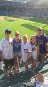 Dr. Wessels at a Cubs Game